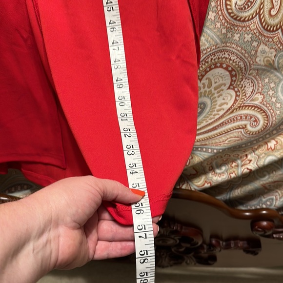 NWT WOOSEA M red Women's Split Bodycon Mermaid Evening Cocktail Long Dress - Picture 8 of 9